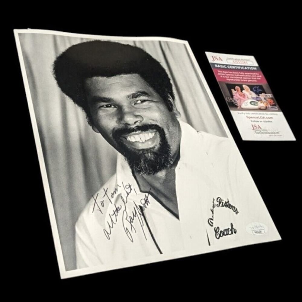 Ray Scott Autographed 8x10 Photo Signed JSA COA Detroit Pistons Player & Coach‎